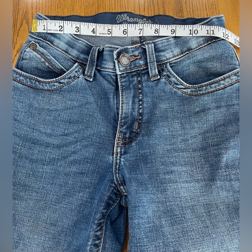 Wrangler Willow Ultimate Riding Boot Cut Jeans- size 1/34 - Picture 6 of 13